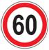 علائم-سرعت بيش از 60 كيلومتر ممنوع